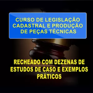 O Curso de Legislação Cadastral e Produção de Peças Técnicas Funciona? Sim, o Curso de Legislação Cadastral e Produção de Peças Técnicas funciona. É um curso prático online que visa ensinar os profissionais a dominar os procedimentos e peças técnicas relacionadas ao registro de imóveis, com suporte do professor e acesso vitalício ao conteúdo. O Curso de Legislação Cadastral e Produção de Peças Técnicas Vale a Pena? Sim, o Curso de Legislação Cadastral e Produção de Peças Técnicas vale a pena. O curso possui Dezenas de Estudos de Caso, Modelos de Peças Técnicas, Chacklists e Exemplos Práticos. Você aprenderá exatamente quais peças técnicas produzir, sabendo exatamente como proceder junto ao registro de imóveis.