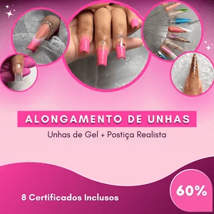 O Curso Alongamento de Unhas 10 em 1 Funciona? Sim, o Curso Alongamento de Unhas 10 em 1 funciona. O curso oferece um total de 10 técnicas diferentes de alongamento de unhas, incluindo fibra de vidro, gel na tip, postiça realista e outras. A variedade de técnicas ensinadas é projetada para enriquecer as habilidades dos profissionais de unhas, tornando-os capazes de oferecer uma gama mais ampla de serviços aos clientes. O Curso Alongamento de Unhas 10 em 1 Vale a Pena? Sim, o Curso Alongamento de Unhas 10 em 1 vale a pena. O curso permite que os participantes tenham a flexibilidade de acessar o conteúdo a qualquer momento e quantas vezes desejarem. Isso elimina limitações de tempo e espaço, permitindo que os alunos aprendam no seu próprio ritmo.