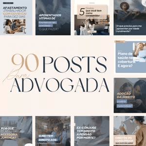 O Canva Pack Advogada Funciona? Sim, o Canva Pack Advogada funciona. Você vai conseguir fazer seus posts num piscar de olhos de tão fácil, além disso todos os posts já estão com conteúdo real para você postar e se inspirar. São mais de 100 post para você usar como quiser. O Canva Pack Advogada Vale a Pena? Sim, o Canva Pack Advogada vale a pena. O pack oferece um pacote de posts prontos e editáveis para advogados que desejam melhorar sua presença no Instagram, economizando tempo e esforço na criação de conteúdo. Os bônus de paletas de cores e capas para destaques também contribuem para uma aparência visualmente agradável e profissional do perfil.