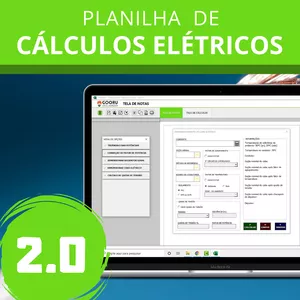 A Planilha de Cálculos Elétricos 2.0 Funciona? Sim, a Planilha de Cálculos Elétricos 2.0 funciona. Essa planilha é uma ferramenta abrangente para realizar uma variedade de cálculos elétricos, facilitando o dimensionamento e a análise de diferentes componentes e sistemas elétricos. Aqui está uma explicação de cada funcionalidade: Dimensionamento de Cabos Elétricos: Permite determinar o tamanho apropriado dos cabos elétricos com base na carga e nas especificações do sistema. Fator de Agrupamento: Calcula o fator de agrupamento para cabos elétricos agrupados, levando em consideração a temperatura ambiente e outros fatores. Queda de Tensão: Avalia a queda de tensão em um sistema elétrico, importante para garantir que a tensão seja mantida dentro dos limites aceitáveis. Fator de Temperatura: Considera o efeito da temperatura na capacidade de carga e no desempenho dos componentes elétricos. Dimensionamento de Disjuntores: Determina o tamanho adequado dos disjuntores para proteção dos circuitos elétricos. Cálculo de Eletroduto e Eletrocalha: Calcula as dimensões necessárias para eletrodutos e eletrocalhas para acomodar os cabos elétricos de forma adequada. Cálculo de Curto-Circuito: Avalia as correntes de curto-circuito para garantir que os dispositivos de proteção sejam dimensionados corretamente. Banco de Capacitores: Permite o dimensionamento e a configuração de bancos de capacitores para correção do fator de potência. Cálculo de Corrente, Tensão e Potências: Realiza cálculos básicos de corrente, tensão e potências elétricas em circuitos elétricos. Potência Aparente, Reativa e Ativa: Calcula a potência total (aparente), a potência não utilizada (reativa) e a potência útil (ativa) em um sistema elétrico. Corrente e Tensão: Permite calcular correntes e tensões em diferentes pontos do sistema elétrico. Fator de Potência: Avalia o fator de potência do sistema elétrico, importante para otimizar o uso da energia elétrica. Construção de Memória de Cálculo: Registra os cálculos realizados, fornecendo um histórico útil para referência futura e para auditorias. A Planilha de Cálculos Elétricos 2.0 Vale a Pena? Sim, a Planilha de Cálculos Elétricos 2.0 vale a pena. Essa planilha é uma ferramenta valiosa para engenheiros elétricos, técnicos e profissionais da área, permitindo realizar uma variedade de cálculos de forma eficiente e precisa, garantindo a segurança e eficiência dos sistemas elétricos. Para quem a Planilha de Cálculos Elétricos 2.0 é Bom? Engenheiros Elétricos: Que projetam e supervisionam a instalação de sistemas elétricos em edifícios, indústrias, e outros ambientes. Técnicos em Eletricidade: Que executam a instalação, manutenção e reparo de sistemas elétricos. Projetistas de Sistemas Elétricos: Que desenvolvem projetos detalhados para a instalação elétrica em diferentes contextos. Estudantes de Engenharia Elétrica: Que estão aprendendo os princípios e práticas da engenharia elétrica e precisam de ferramentas para realizar cálculos e análises. Profissionais de Manutenção Elétrica: Que precisam avaliar e diagnosticar problemas em sistemas elétricos existentes. Consultores de Energia: Que auxiliam empresas e organizações na otimização do uso de energia elétrica e na melhoria da eficiência energética.