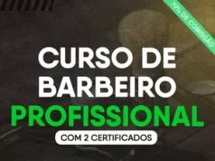 O Curso de Barbeiro Profissional Funciona? Sim, o Curso de Barbeiro Profissional funciona. Se você sonha em se tornar um barbeiro profissional, mas não sabe nem mesmo como segurar uma tesoura, este curso é para você. O treinamento é 100% em vídeo aulas, proporcionando uma experiência completa e detalhada que te levará do nível iniciante ao mais alto grau de expertise na barbearia. O Curso de Barbeiro Profissional Vale a Pena? Sim, o Curso de Barbeiro Profissional vale a pena. Investir no curso é dar o primeiro passo para uma carreira de sucesso na barbearia. Com um treinamento completo, flexível e indicado para todos os níveis, você terá todas as ferramentas necessárias para se destacar e se tornar um barbeiro reconhecido e respeitado no mercado. Não perca a oportunidade de transformar sua paixão em uma profissão lucrativa e gratificante. Para quem o Curso de Barbeiro Profissional é Bom? Iniciantes Absolutos: Pessoas que não têm nenhuma experiência prévia em barbearia e desejam começar uma nova carreira. Este grupo inclui aqueles que nunca seguraram uma tesoura antes e estão procurando um curso que os guie desde o nível mais básico. Aspirantes a Barbeiros: Indivíduos que têm interesse na profissão de barbeiro e querem adquirir as habilidades e conhecimentos necessários para ingressar no mercado de trabalho. Profissionais em Transição de Carreira: Pessoas que estão insatisfeitas com suas atuais profissões e desejam mudar para a área da barbearia, aproveitando a flexibilidade e as oportunidades de crescimento que esta carreira oferece. Barbeiros em Atividade: Profissionais que já trabalham na área, mas desejam se aperfeiçoar, atualizar suas técnicas e aprender novas tendências para se destacar ainda mais no mercado. Empreendedores: Aqueles que têm o objetivo de abrir sua própria barbearia e querem ter um entendimento abrangente das técnicas e práticas essenciais para gerenciar um negócio de sucesso na área de barbearia. Hobistas e Entusiastas: Pessoas que têm interesse em aprender técnicas de barbearia por hobby ou para atender amigos e familiares de forma mais profissional.