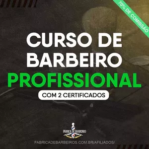 O Curso de Barbeiro Profissional Funciona? Sim, o Curso de Barbeiro Profissional funciona. Se você sonha em se tornar um barbeiro profissional, mas não sabe nem mesmo como segurar uma tesoura, este curso é para você. O treinamento é 100% em vídeo aulas, proporcionando uma experiência completa e detalhada que te levará do nível iniciante ao mais alto grau de expertise na barbearia. O Curso de Barbeiro Profissional Vale a Pena? Sim, o Curso de Barbeiro Profissional vale a pena. Investir no curso é dar o primeiro passo para uma carreira de sucesso na barbearia. Com um treinamento completo, flexível e indicado para todos os níveis, você terá todas as ferramentas necessárias para se destacar e se tornar um barbeiro reconhecido e respeitado no mercado. Não perca a oportunidade de transformar sua paixão em uma profissão lucrativa e gratificante. Para quem o Curso de Barbeiro Profissional é Bom? Iniciantes Absolutos: Pessoas que não têm nenhuma experiência prévia em barbearia e desejam começar uma nova carreira. Este grupo inclui aqueles que nunca seguraram uma tesoura antes e estão procurando um curso que os guie desde o nível mais básico. Aspirantes a Barbeiros: Indivíduos que têm interesse na profissão de barbeiro e querem adquirir as habilidades e conhecimentos necessários para ingressar no mercado de trabalho. Profissionais em Transição de Carreira: Pessoas que estão insatisfeitas com suas atuais profissões e desejam mudar para a área da barbearia, aproveitando a flexibilidade e as oportunidades de crescimento que esta carreira oferece. Barbeiros em Atividade: Profissionais que já trabalham na área, mas desejam se aperfeiçoar, atualizar suas técnicas e aprender novas tendências para se destacar ainda mais no mercado. Empreendedores: Aqueles que têm o objetivo de abrir sua própria barbearia e querem ter um entendimento abrangente das técnicas e práticas essenciais para gerenciar um negócio de sucesso na área de barbearia. Hobistas e Entusiastas: Pessoas que têm interesse em aprender técnicas de barbearia por hobby ou para atender amigos e familiares de forma mais profissional.